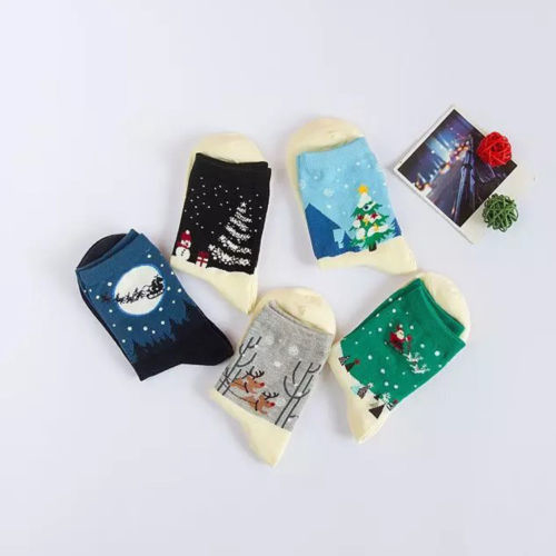 2017 Hot Babies Girl Christmas Cotton Socks Lovely