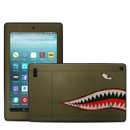 DecalGirl AK77-USAF-SHARK 7 in. Amazon Kindle Fire 7th Generation Skin