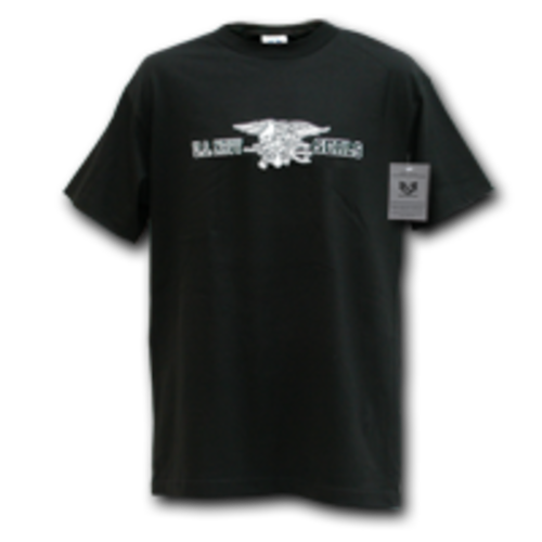 Rapid Dominance S25-SEA-BLK-02 Classic Military T-Shirt, Navy Seal