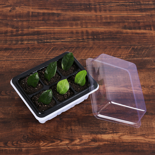 6/12Cells Plastic Planting Tray Nursery Pot Seed