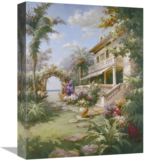 Global Gallery GCS-121374-1216-142 12 x 16 in. Garden Estate Art Print