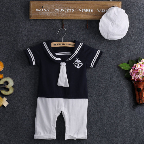 Toddler Newborn Captain Clothes Baby Boys Clothes