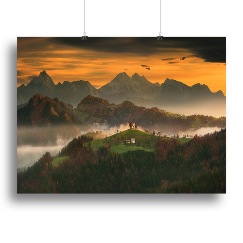 Church Canvas Print or Poster