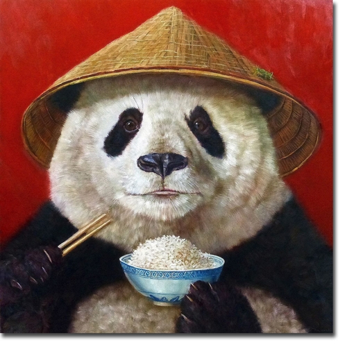 Artistic Home Gallery 16168459IG Panda by Lucia Heffernan Premium Gall