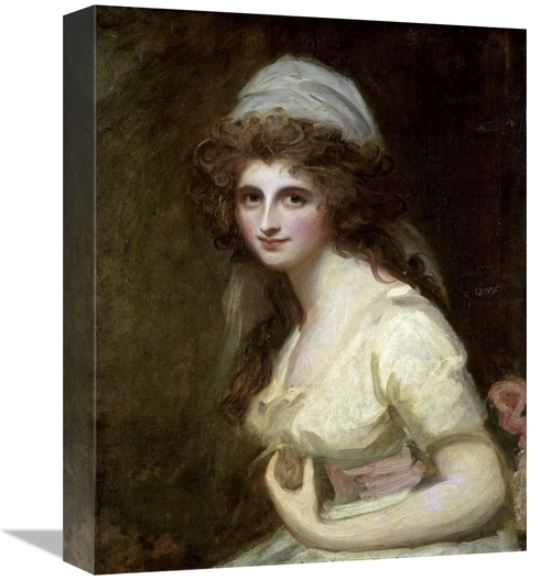 Global Gallery GCS-282759-16-142 16 in. Lady Hamilton in a White Turba