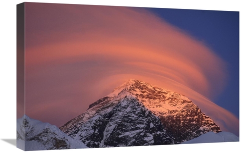 Global Gallery GCS-453533-1624-142 16 x 24 in. Wind Cloud Over Mount E