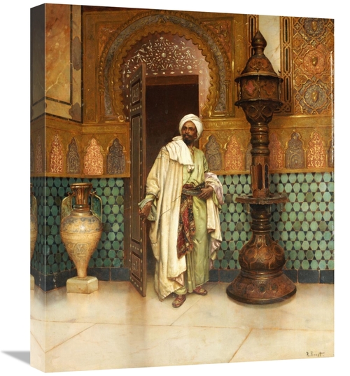 Global Gallery GCS-266293-22-142 22 in. An Arab in a Palace Interior A
