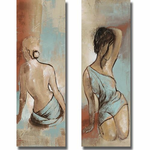 Artistic Home Gallery 1236733SG Seated Woman Panel by Patricia Pinto P