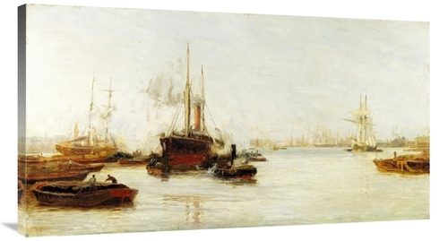 Global Gallery GCS-267599-44-142 44 in. The Pool of London Art Print -