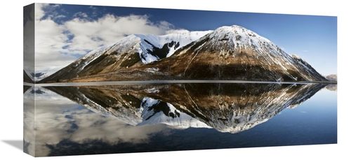 Global Gallery GCS-397808-1224-142 12 x 24 in. Mountains Reflecting in