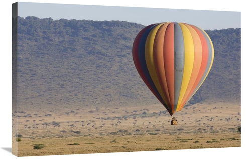 Global Gallery GCS-395818-2436-142 24 x 36 in. Hot Air Balloon Over Sa