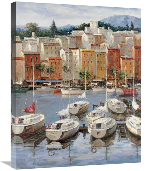 Global Gallery GCS-130144-2228-142 22 x 28 in. Terracotta Harbor Art P