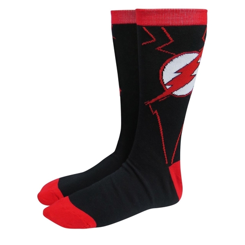 Flash sockflashredblkcrew Flash Red & Black Armor Crew Socks