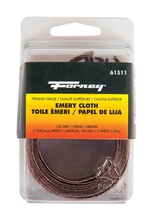 Forney Industries 1892421 216 x 1 in. 120 Grit Fine Aluminum Oxide Eme