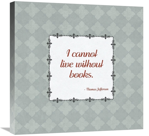 Global Gallery GCS-453846-2424-142 24 x 24 in. Quotes - Jefferson - On