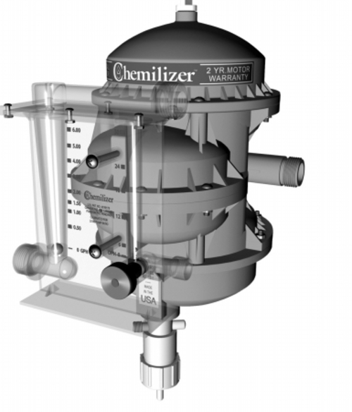 Chemilizer Products CH6000-210 CP33 Chemical Injector 3 GPH Viton