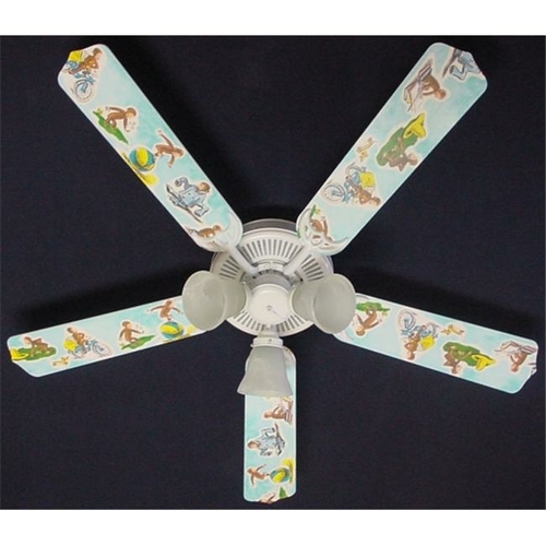 Ceiling Fan Designers 52FAN-KIDS-CGM Curious George Monkey Ceiling Fan