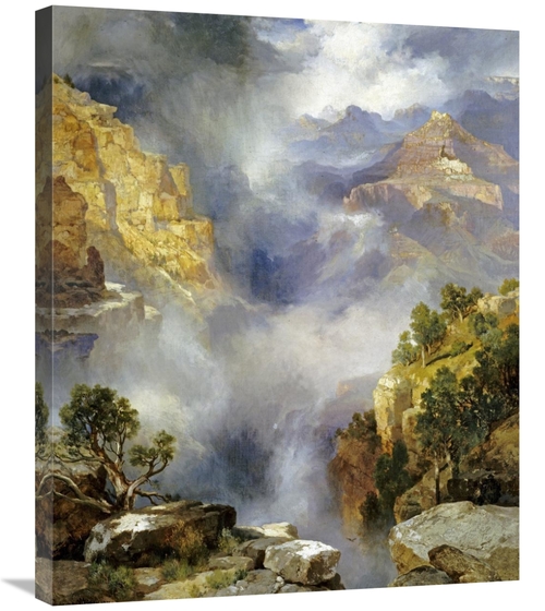 Global Gallery GCS-268319-30-142 30 in. Mist in the Canyon Art Print -