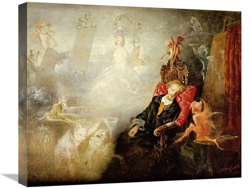 Global Gallery GCS-266322-22-142 22 in. The Painters Dream Art Print -