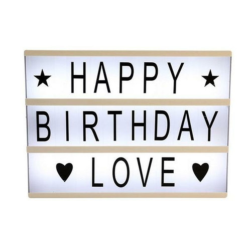 85 Battery Powered Led Light Cinematic Decorative Letter Box