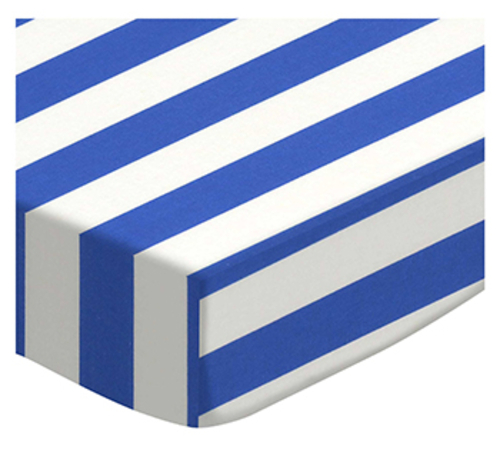 SheetWorld Fitted Moses Basket Sheet - 100% Cotton Woven - Royal Blue