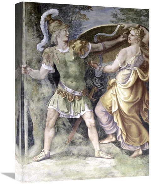 Global Gallery GCS-279874-22-142 22 in. Thetis Arming Achilles Art Pri