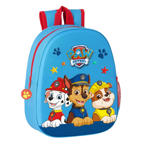 3D Child bag The Paw Patrol Blue Red 27 x 32 x 10 cm