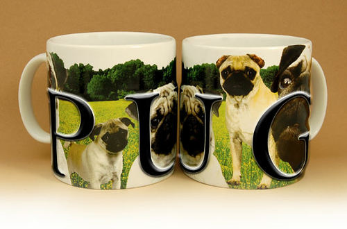 Americaware PMPUG02 18oz. Pug Mug