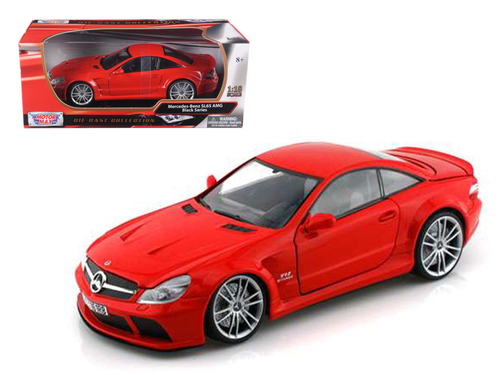 Mercedes SL65 AMG Black Series (R230) Red 1/18 Diecast Model Car by