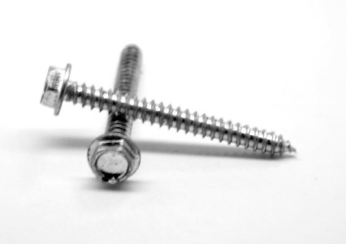 No.10-12 x 1.25 in. Hex Washer Head Type A Sheet Metal Screw, Low 