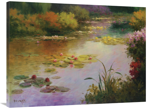 Global Gallery GCS-132408-3040-142 30 x 40 in. Water Lillies in Givern