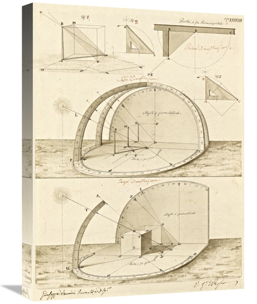 Global Gallery GCS-453934-1824-142 18 x 24 in. Plate 47 for Elements o