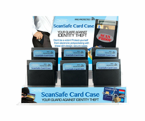 Dm Merchandising 9602988 Concierge ScanSafe Credit Card Case Polyureth