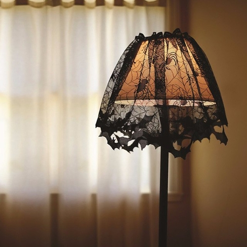 Halloween Lamp Cover Lace Tablecloth Halloween