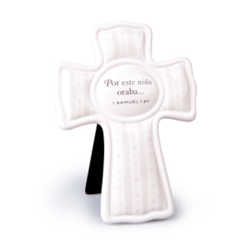 Lighthouse Christian Products 080018 Cross-For This Child I Prayed Spa