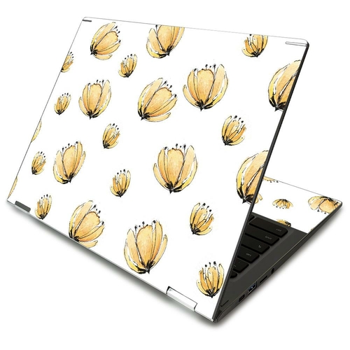 MightySkins ACCSP1319-Yellow Poppy Skin for Acer Chromebook Spin 13 in