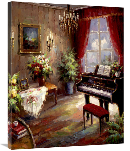 Global Gallery GCS-132564-2835-142 28 x 35 in. Music Parlor Art Print 