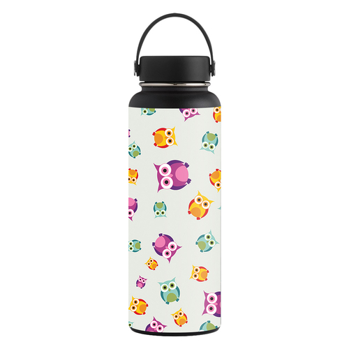 MightySkins HFWI40-Owls Skin for Hydro Flask 40 oz Wide Mouth - Owls