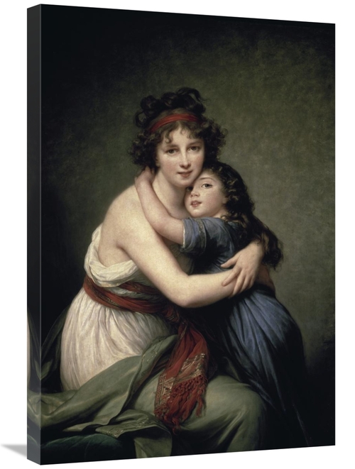 Global Gallery GCS-281436-30-142 30 in. Madame Vigee Le Brun & Her Dau
