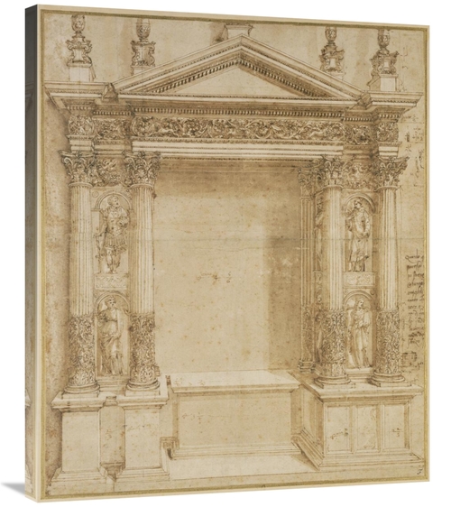 Global Gallery GCS-453954-36-142 36 in. Design for an Altar, CA. 1