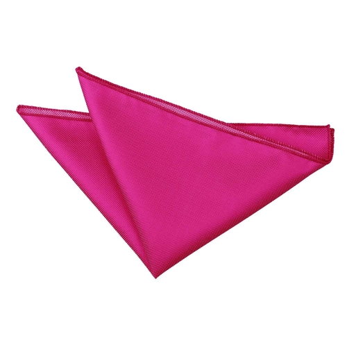 Solid Check Handkerchief - Fuchsia Pink