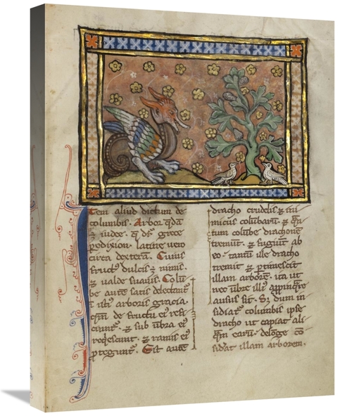 Global Gallery GCS-454759-1824-142 18 x 24 in. A Dragon Charging Two D