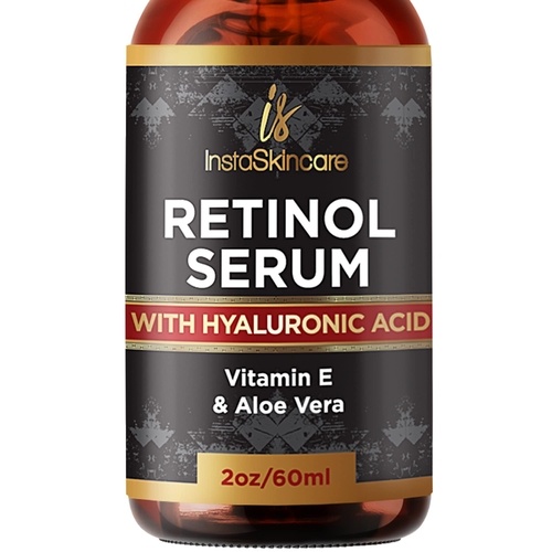 DOUBLE SIZED (2Oz) Retinol Serum for Face with Hyaluronic Acid  