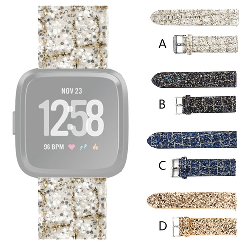 Bling Square Glitter Leather Wrist Strap Strap