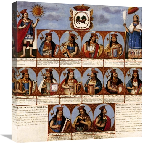 Global Gallery GCS-268381-22-142 22 in. La Dinastia Inca Art Print - P