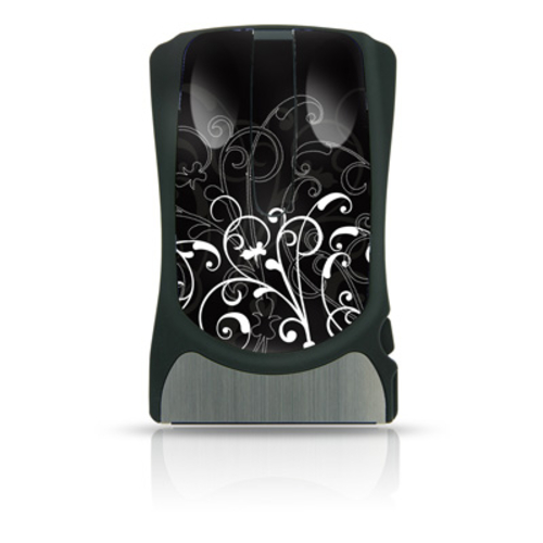 DecalGirl MOGO-BWFLEUR Mogo Mouse BT Skin - B&W Fleur