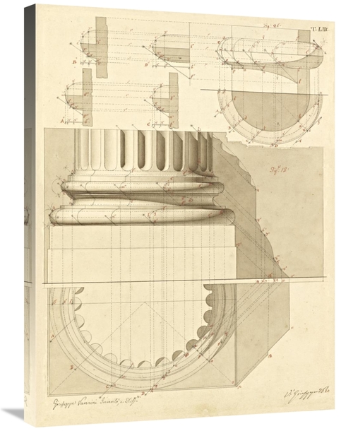 Global Gallery GCS-453930-2432-142 24 x 32 in. Plate 53 for Elements o