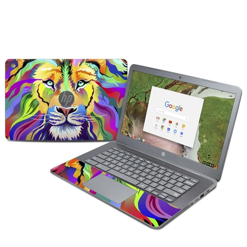 DecalGirl HC14G5-KINGOT HP Chromebook 14 G5 Skin - King of Technicolor