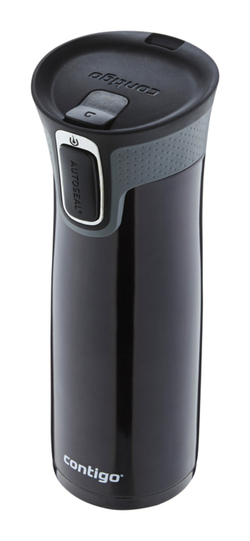 Contigo 6507578 20 oz Autoseal Black Stainless Steel West Loop Travel 