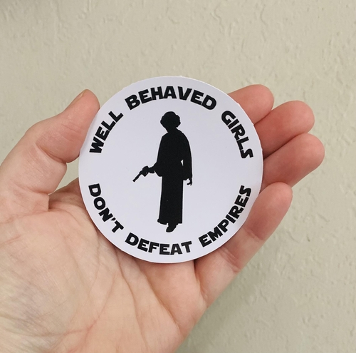 Well Behaved Girls - Star Wars Stickers/Magnet